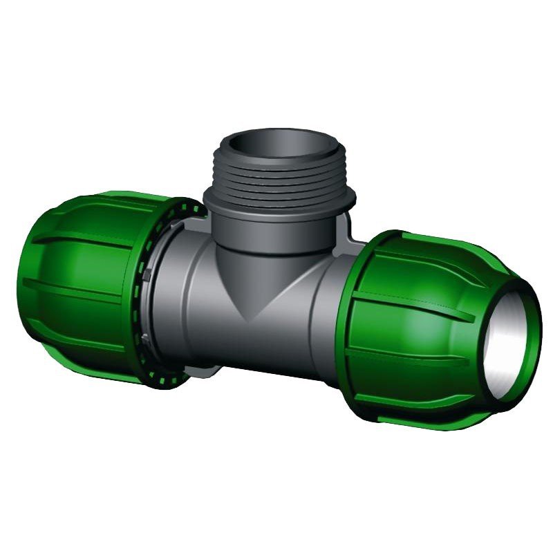 Трійник із зовнішнім різьбленням 40х1 1/4 IRRITEC